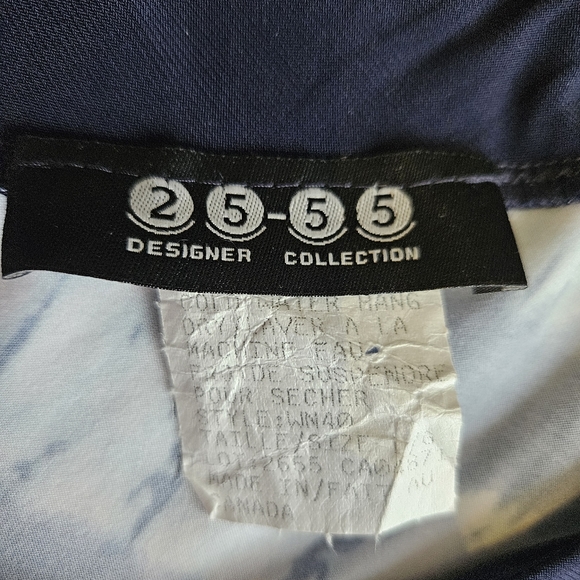 Straps summer navy top - Picture 3 of 4